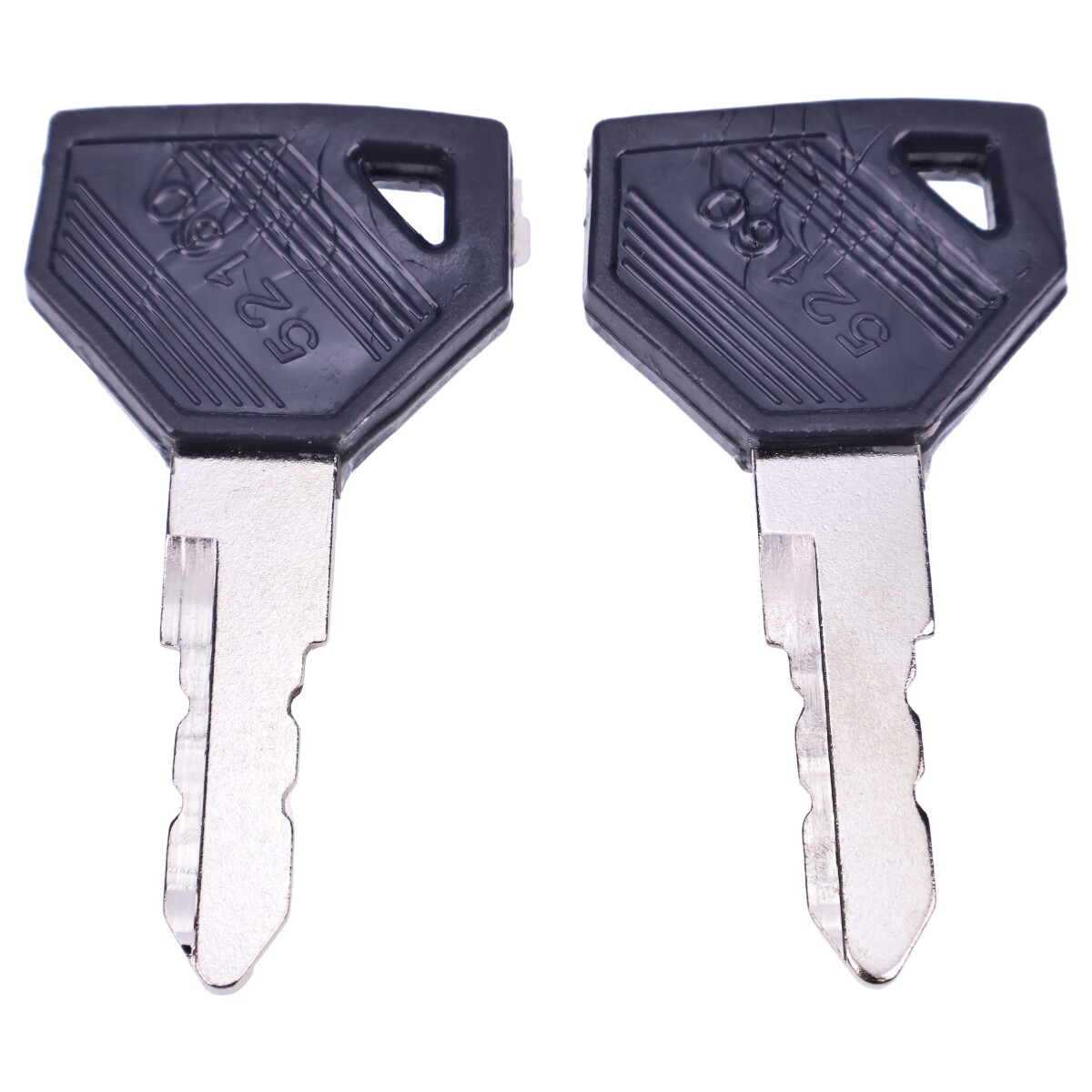 2X Ignition Keys 198360-52160 For John Deere 2305 2210 4100 Yanmar EX450 SC2400