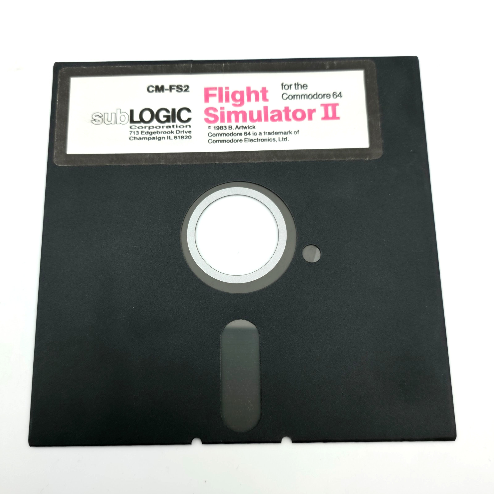 ✈️ CIB! Flight Simulator II Commodore 64 subLOGIC Tested Working - C64