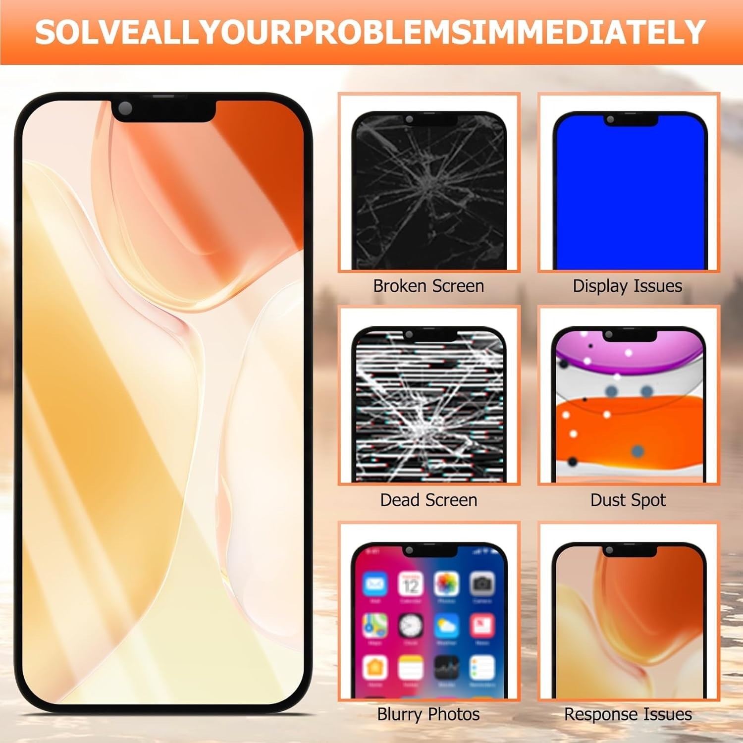 For iPhone 13 Pro Max Screen Replacement Display LCD Touch Screen Digitizer