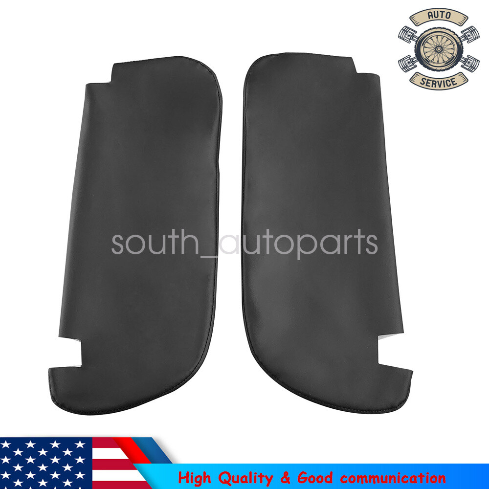 New Sun Visor Leather Black Cover Fits For 1994-2001 Dodge RAM 1500 2500