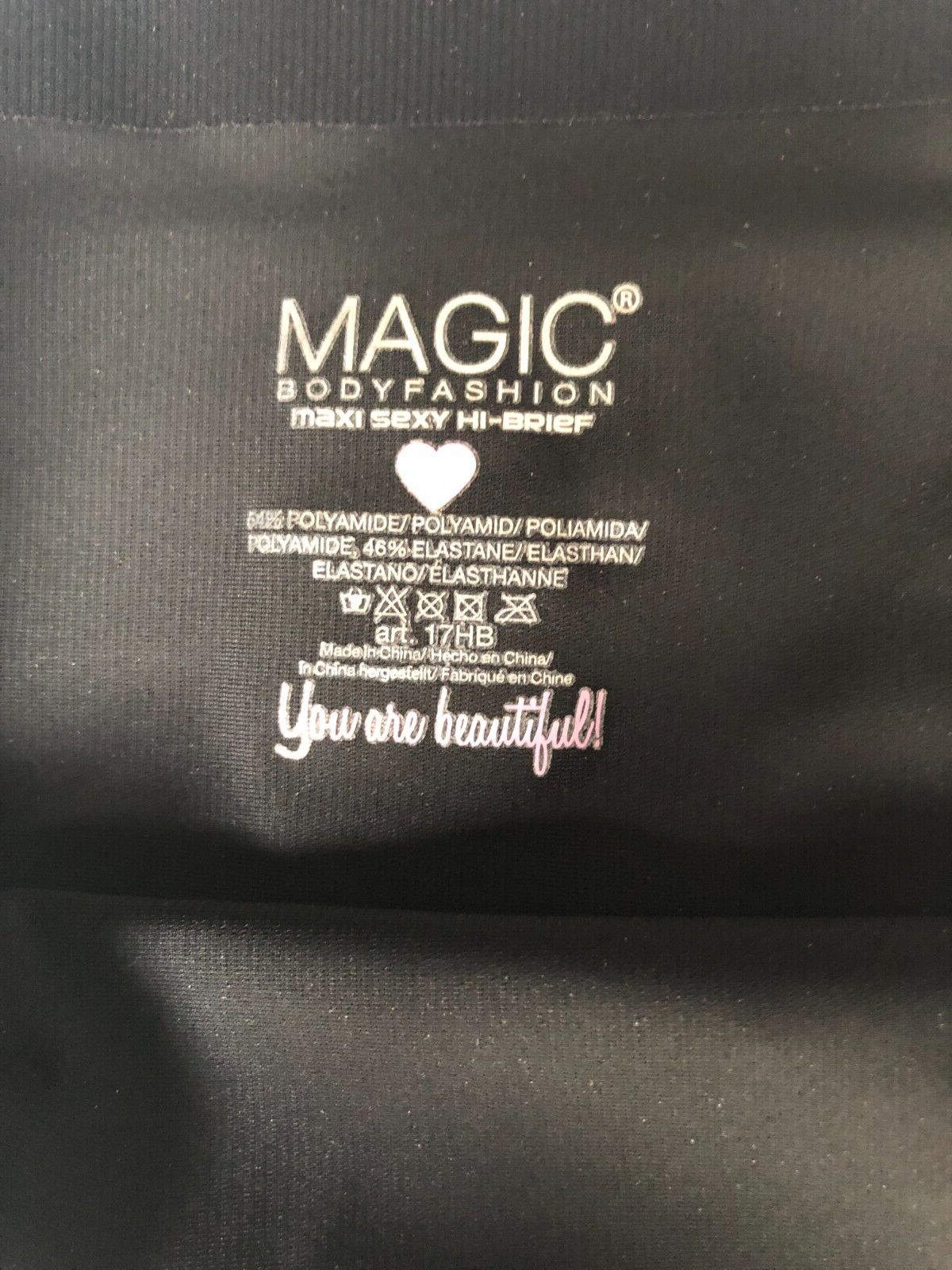 Magic Bodyfashion Women's Maxi. Brief. Black. Small