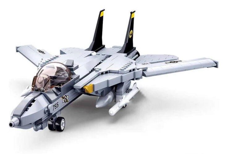 F-14 Tomcat Fighter Jet Building Blocks Military Bricks Model in Authentic Box