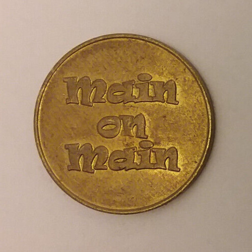 Main on Main Arcade Game Token 24mm