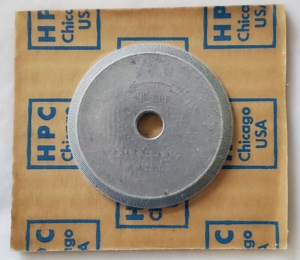 Key Machine Cutter Blade/Wheel HPC CW-6RF 2-3/8" (BRAND NEW)