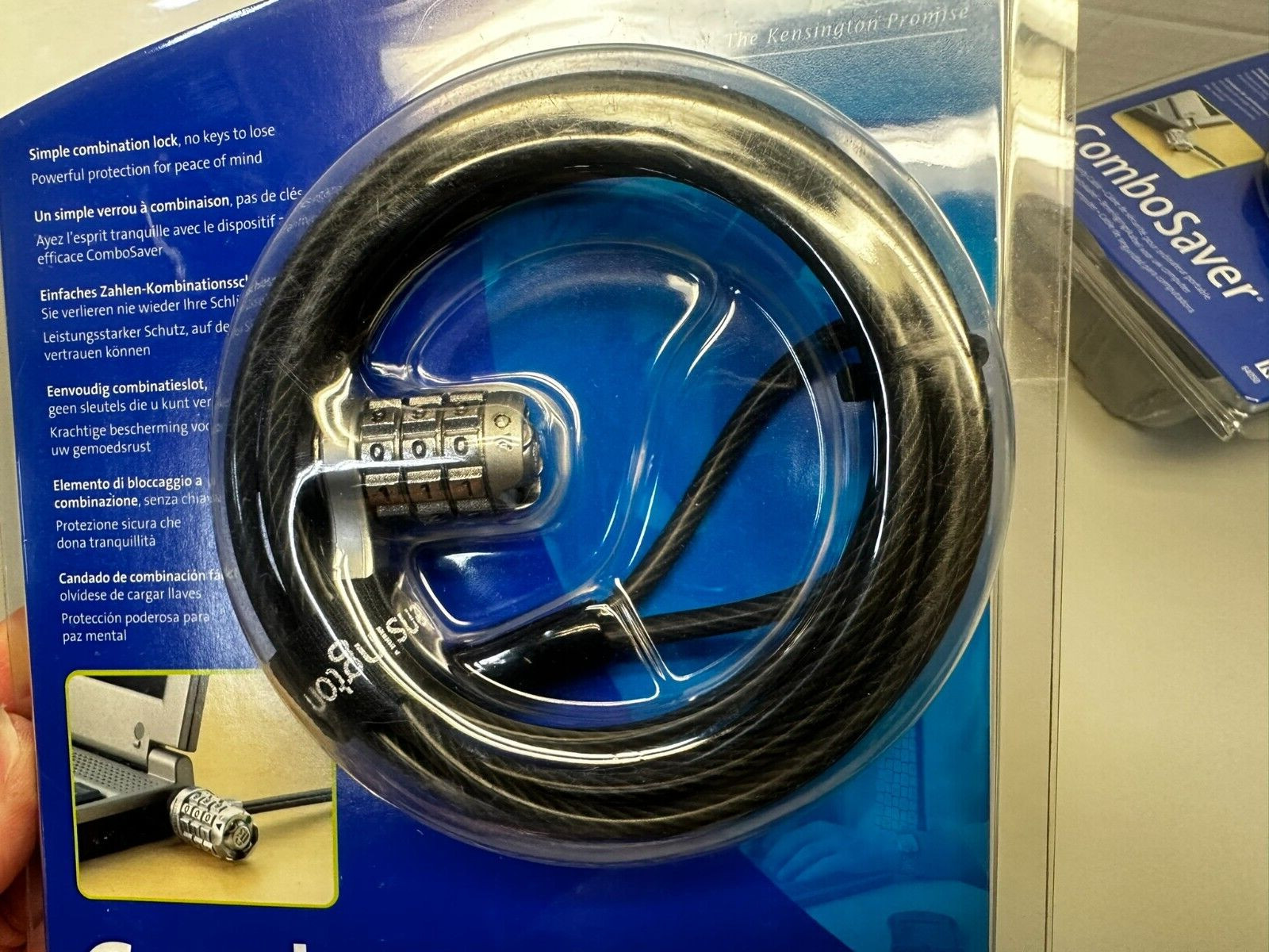 Kensington ComboSaver Computer Security Cable Combination Lock 64050 x4 Lot