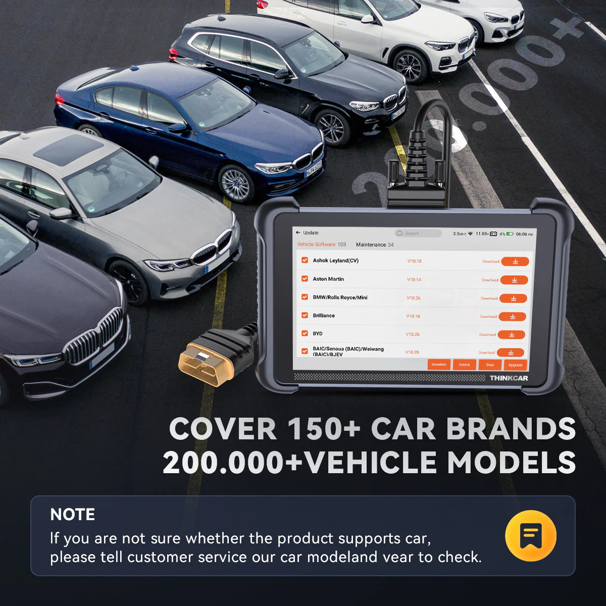 Thinkcar THINKSCAN 689 All Systems Car Diagnostic Tool OBD2 Scanner Active Test