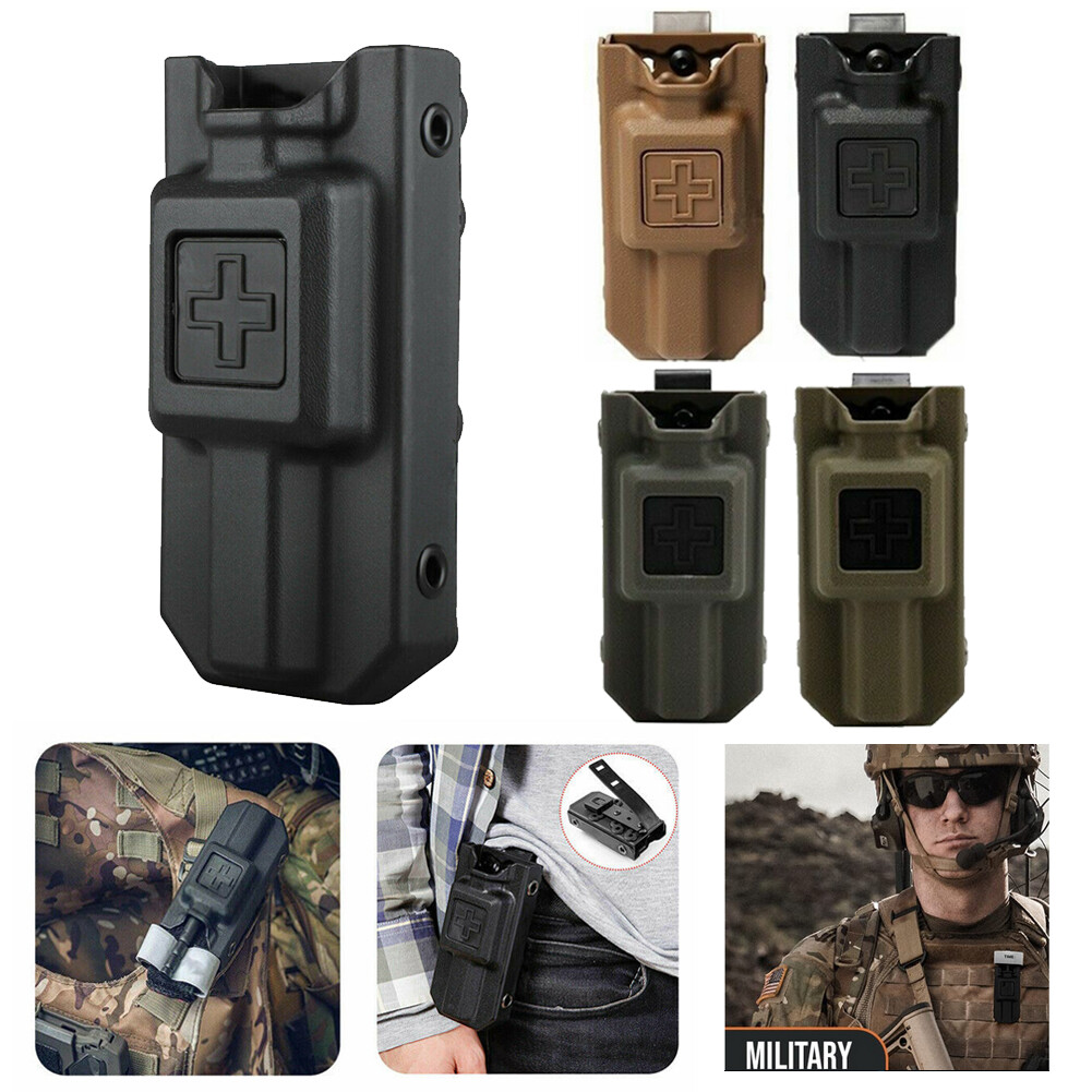 Tactical Tourniquet Carrier Holder Medical Rescue First Aid Kit EDC Molle Pouch