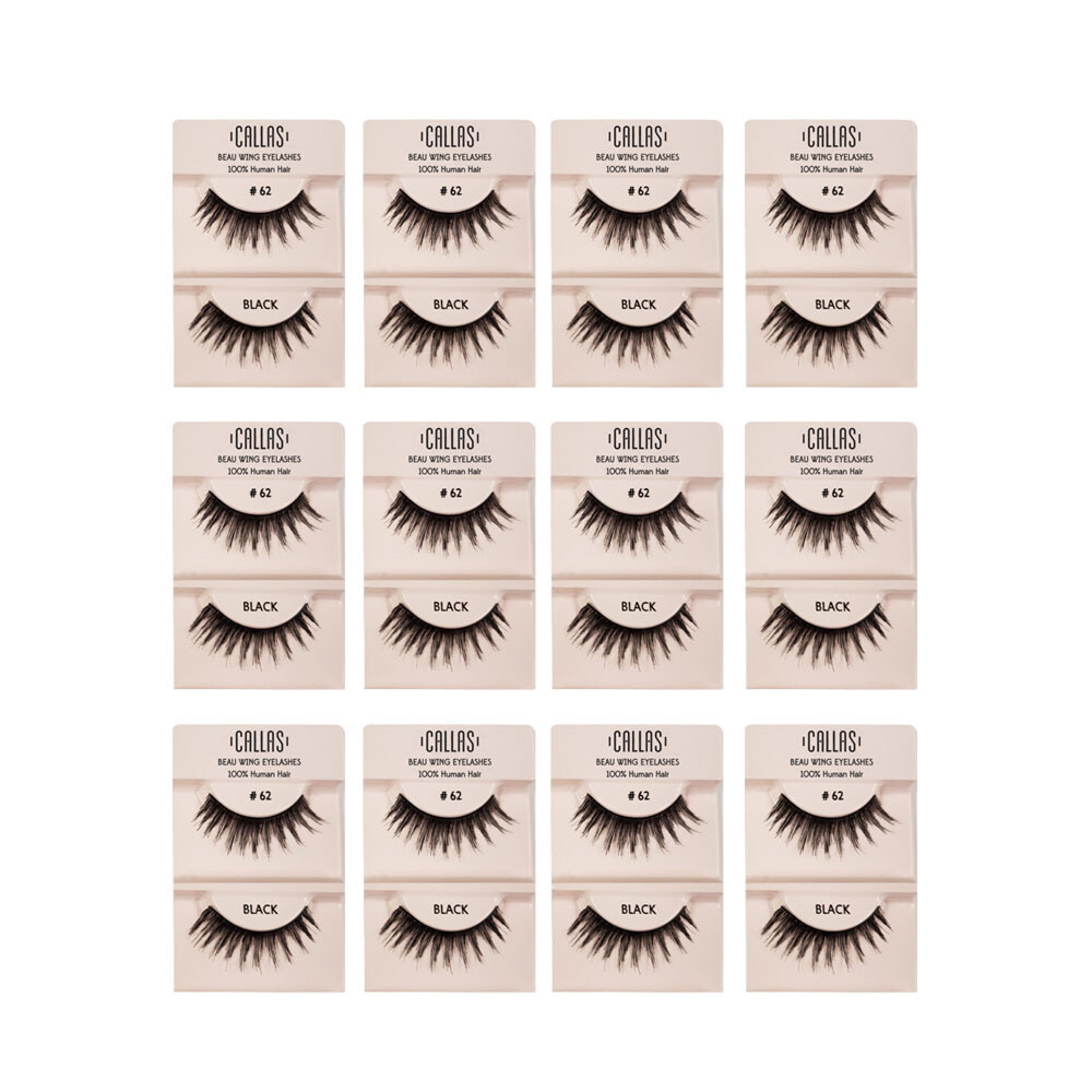 Callas Beau Wing Eyelashes #62 1pair x 12sets