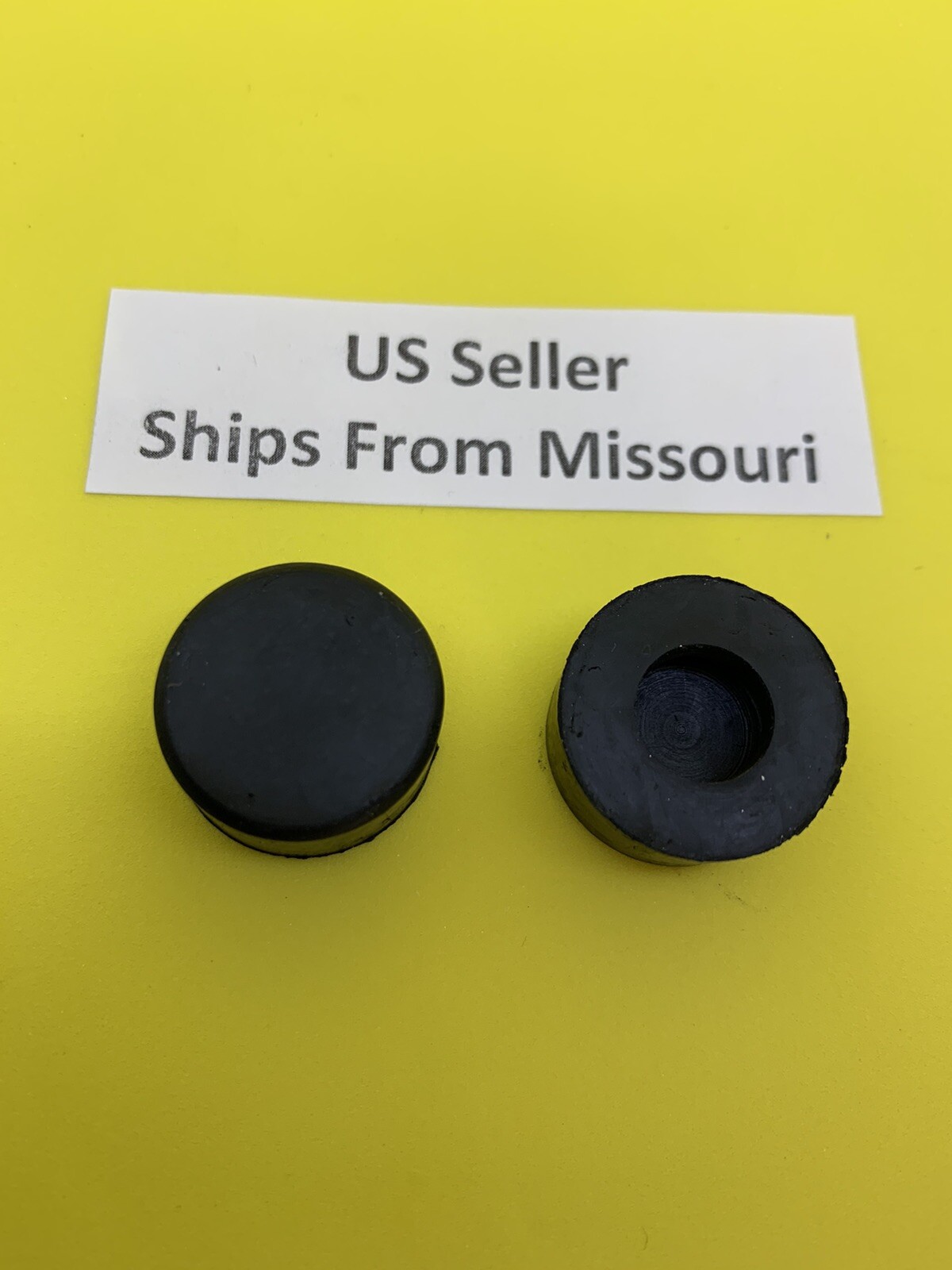 2 Pack- 1950s 60s GM Chevy Olds Buick Car Rubber Hood Bumpers 4137121 NEW 7/8"