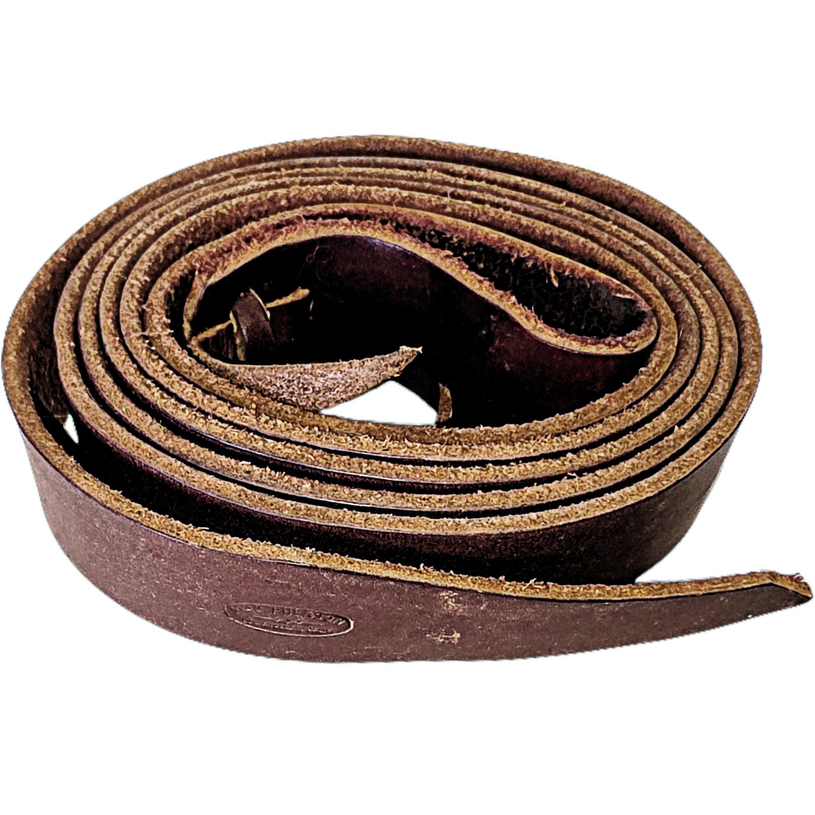 New Old Stock USA Made MacPherson Tack Los Angeles Latigo Cinch Tie Strap 7 Feet