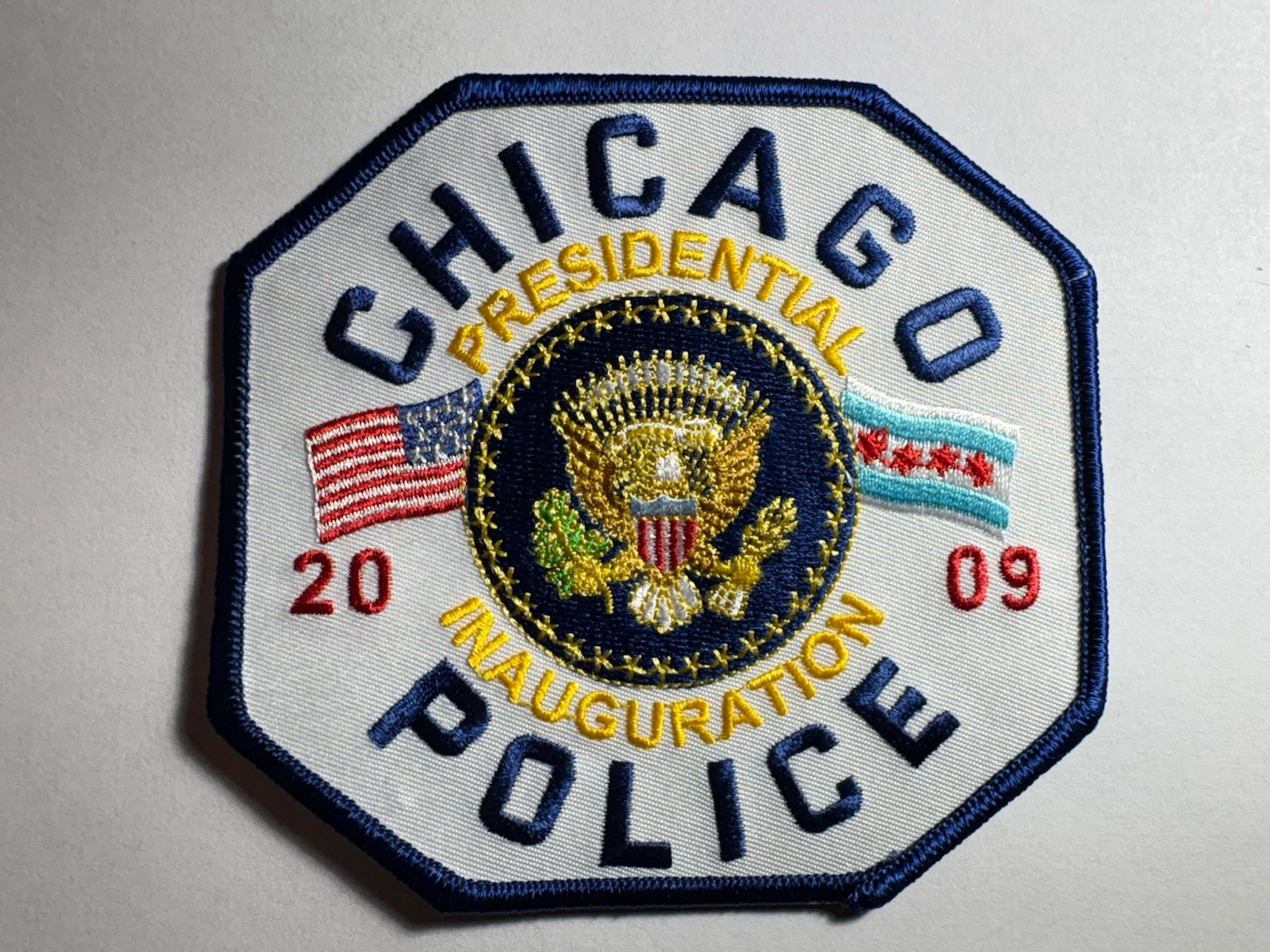 Chicago Illinois Police 2009 Presidential Inauguration Patch