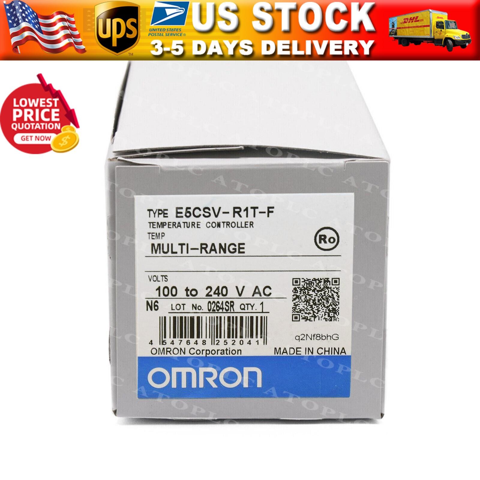 Brand New In Box Omron E5CSV-R1T-F E5CSVR1TF Temperature Controller