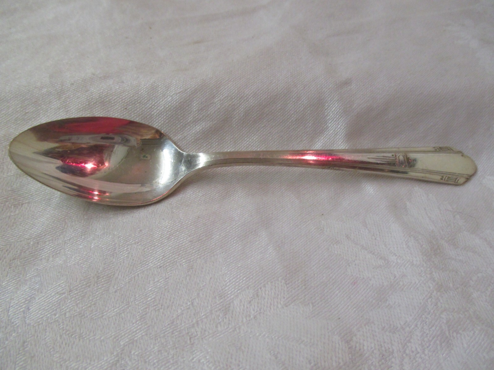 Vintage 1933 Oneida Wm A Roger Overlaid Silver plated Teaspoon Paramount