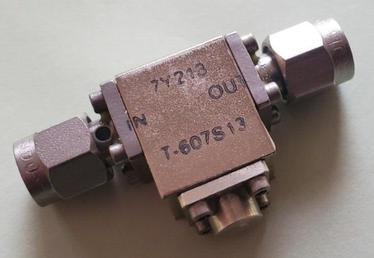 Mica isolator T607S13, 6-11GHz 15dB Isolation, SMA (M,M) TESTED (Free Shipping)