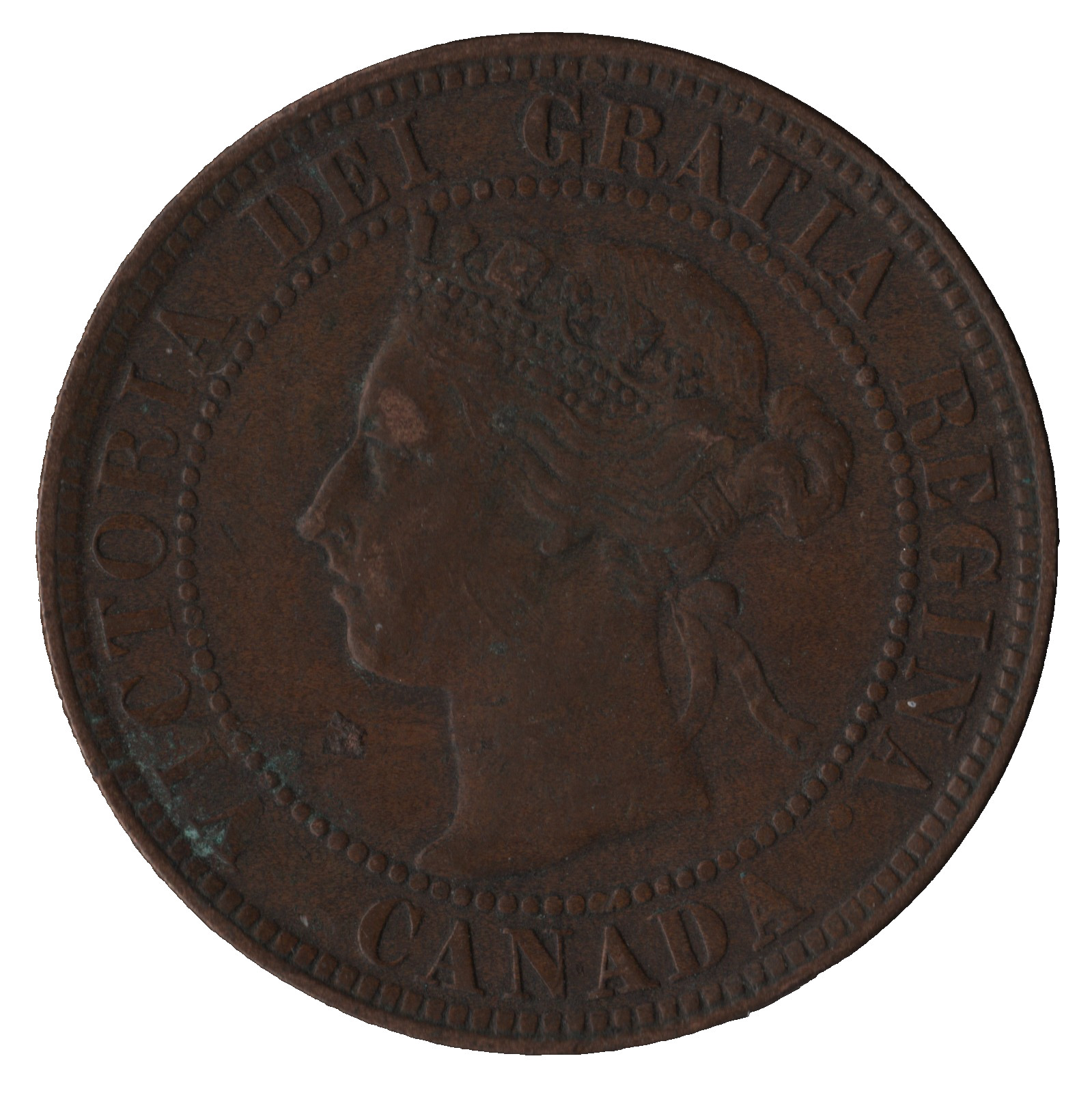 1894 Canada 1 Cent Coin – Victoria – Canadian Currency