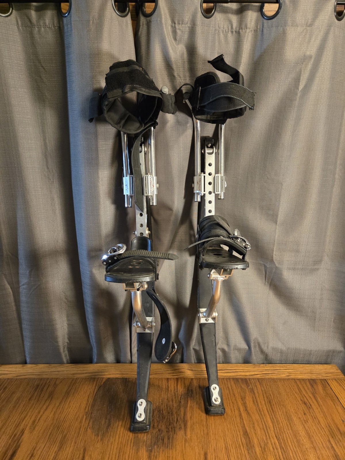 Air-Trekkers Jumping Stilts with Adjustable Straps For Adults