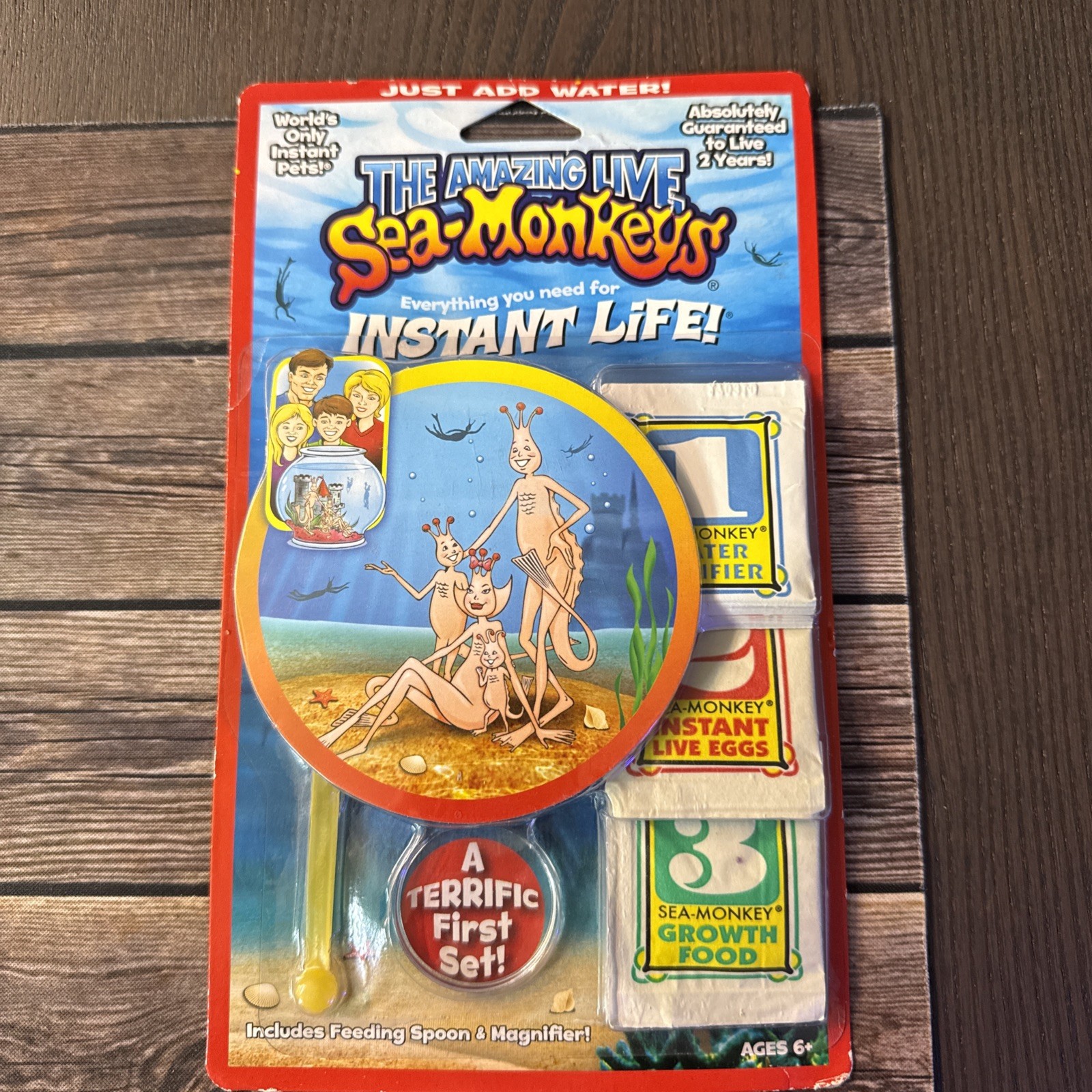 2015 The Amazing Live Sea-Monkeys Instant Life 2016 Just Add Water! Big Time Toy