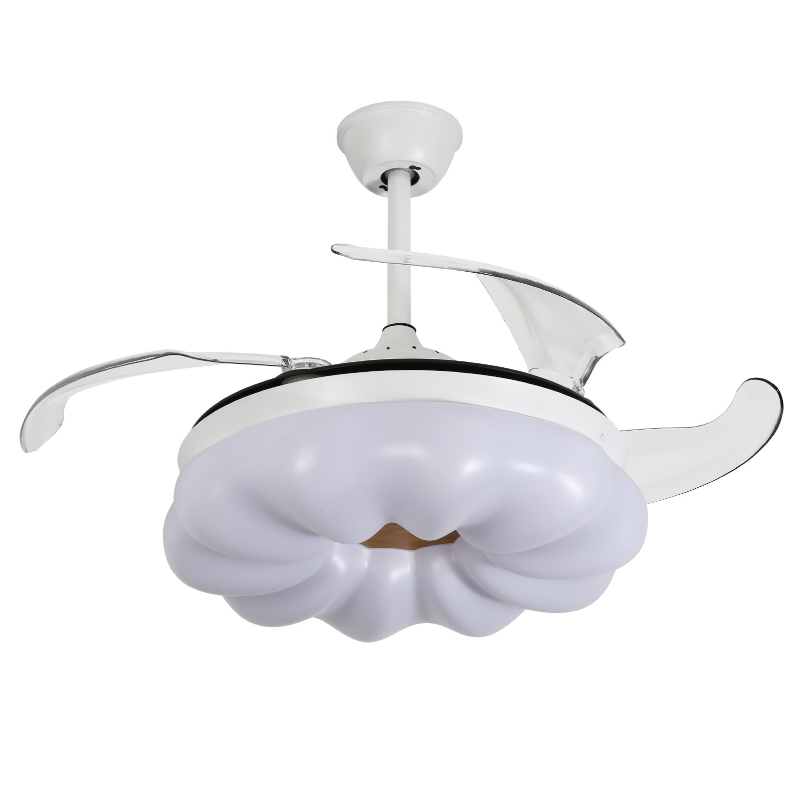 42 Inch LED Ceiling Fan w/ Lights & Remote Control Retractable Ceiling Fan NEW??