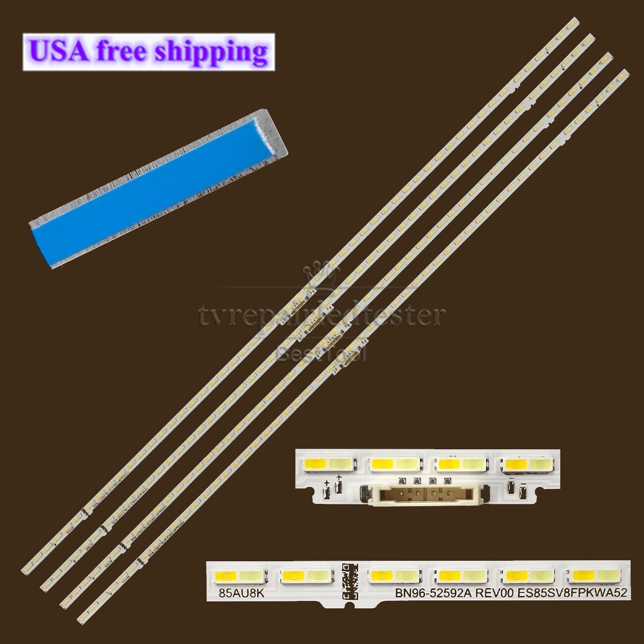 LED Backlight Strips for Samsung 85AU8K UN85AU800D UN85AU8000F BN96-52592A