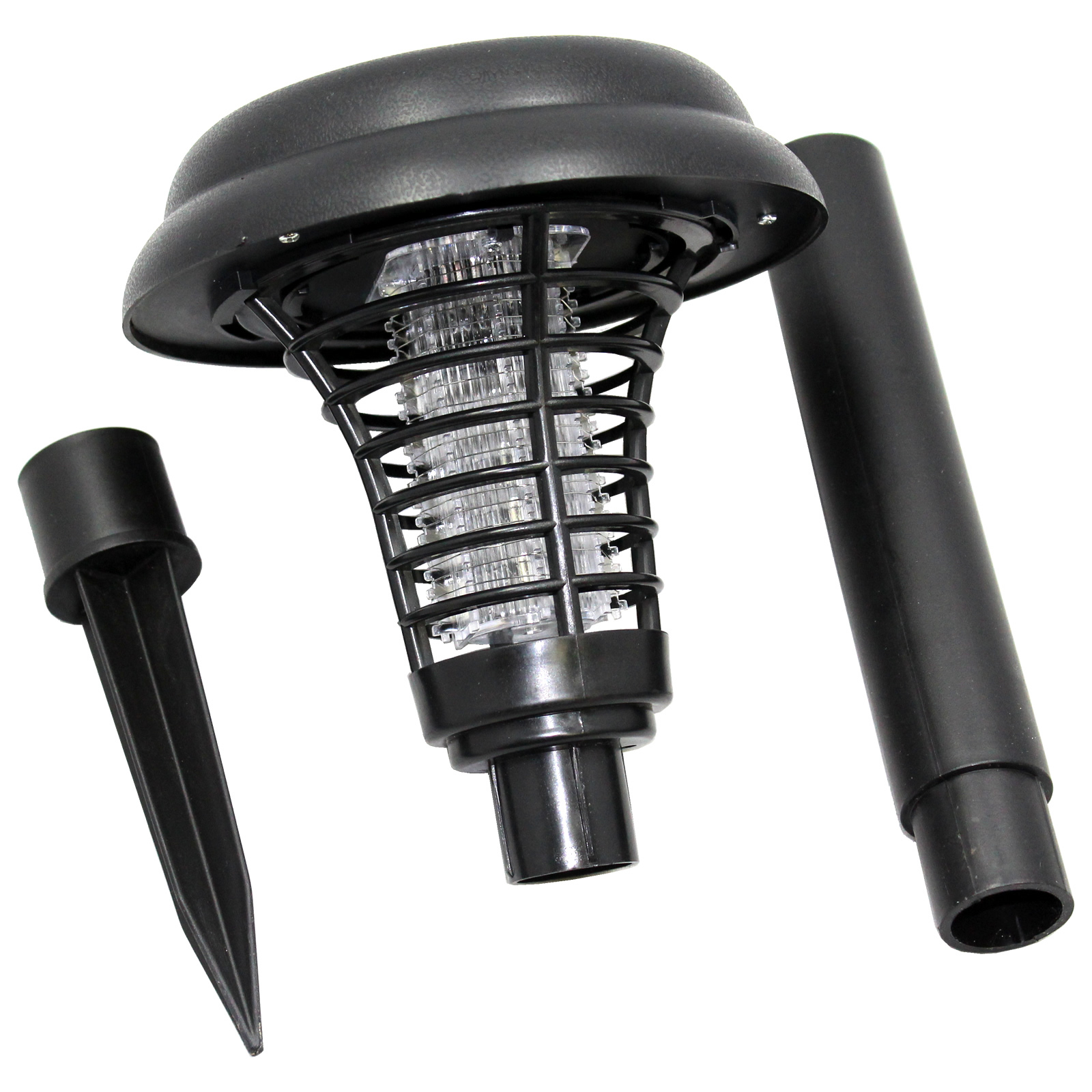 BlueDot Solar LED Light & UV Bug Zapper- Light-up + Kill mosquitoes - 2 Pack