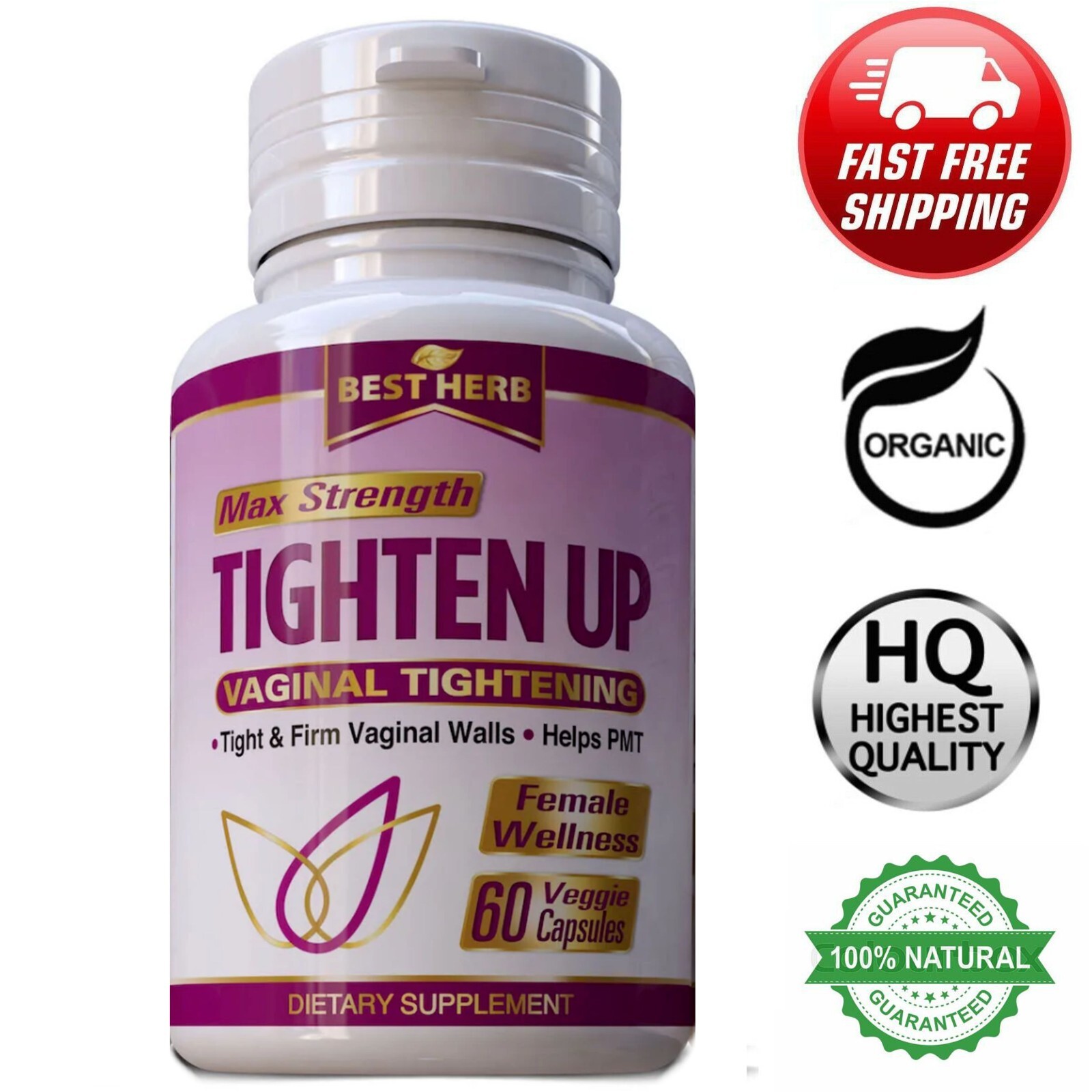 Female Tighten Up Vaginal Tightening Pills Supplement All Natural Stop Odor PMS