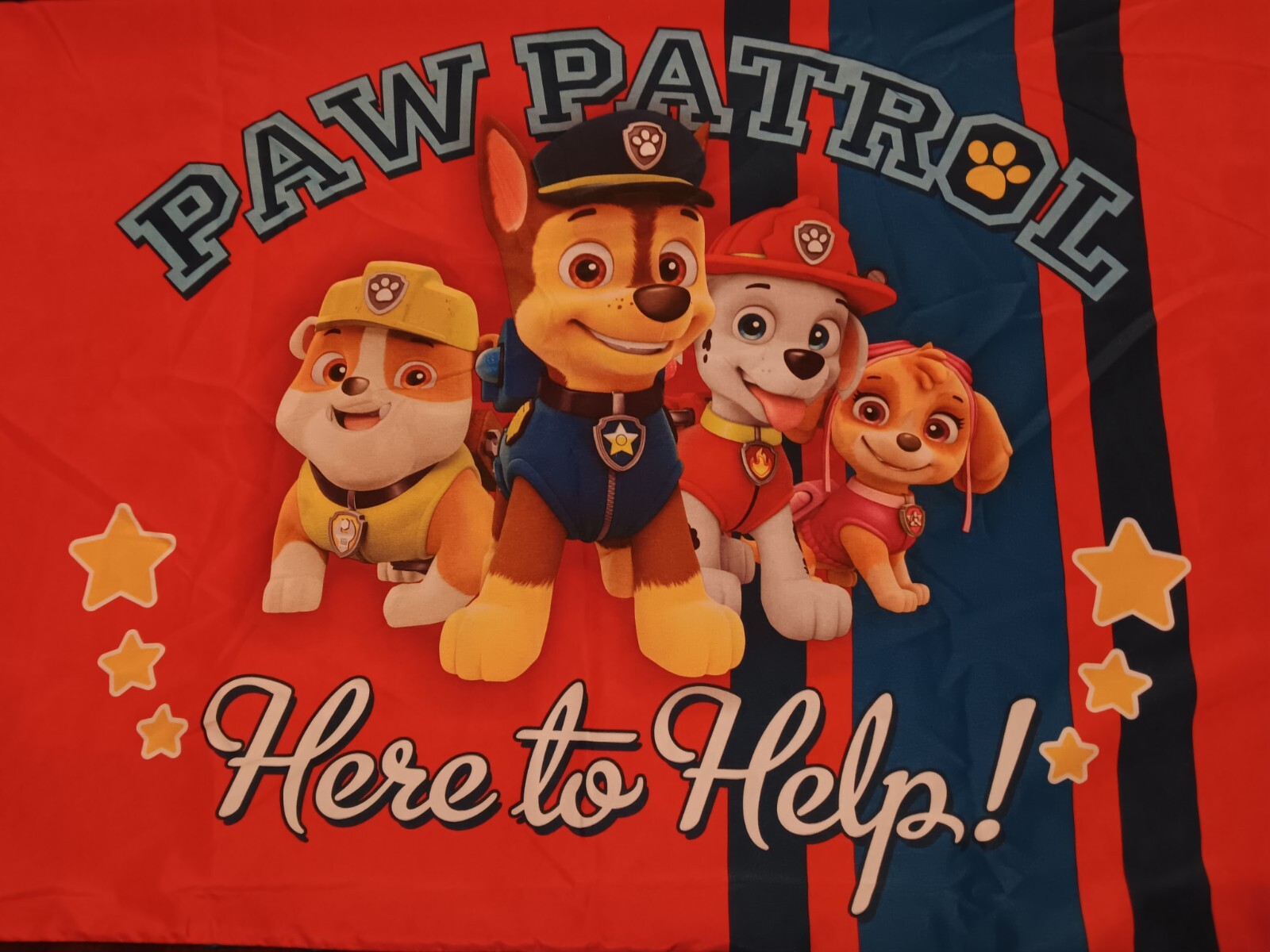 PAW PATROL KIDS PILLOWCASE 20X30 POLYSTER 2 SIDED