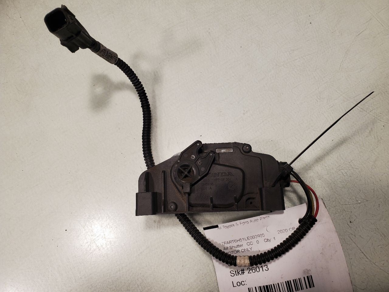 20-22 Honda CR-V Hybrid Radiator Active Grille Shutter Actuator Motor T99485A