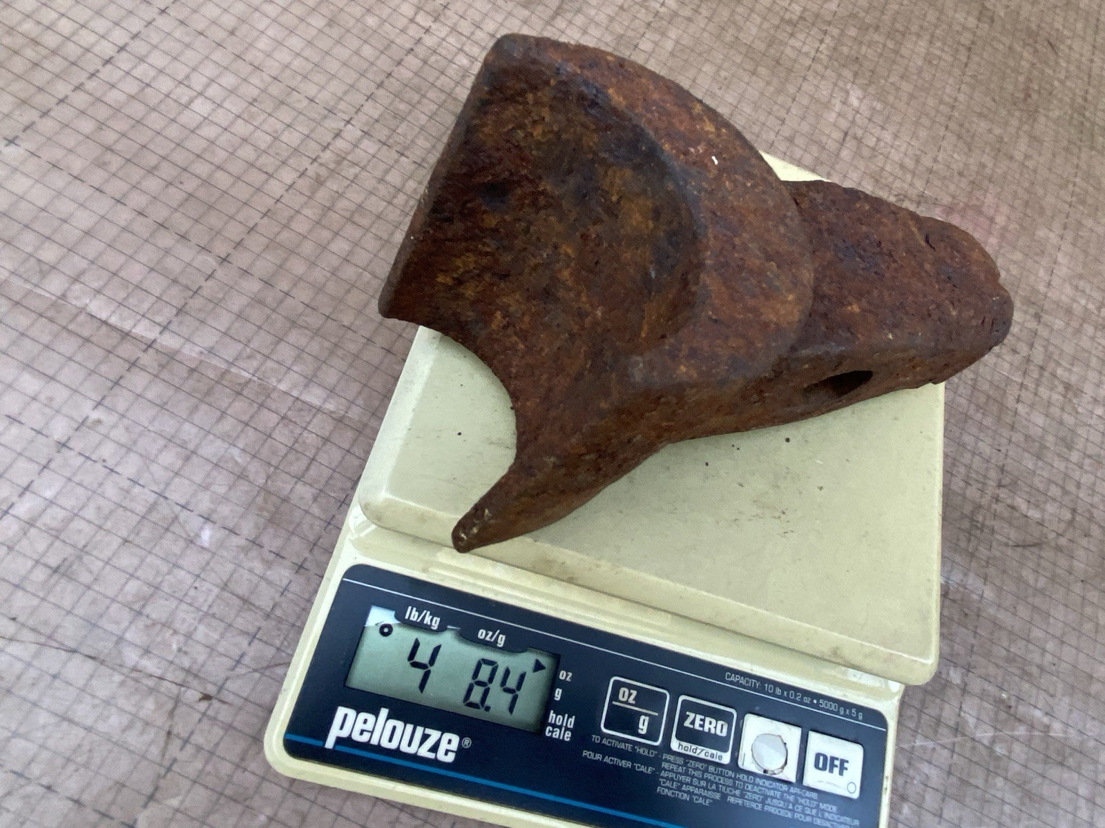 Vintage Atha ? #38 Hammer HEAD 4-1/2 lbs. Blacksmith Anvil Forge Old Rusty Tool