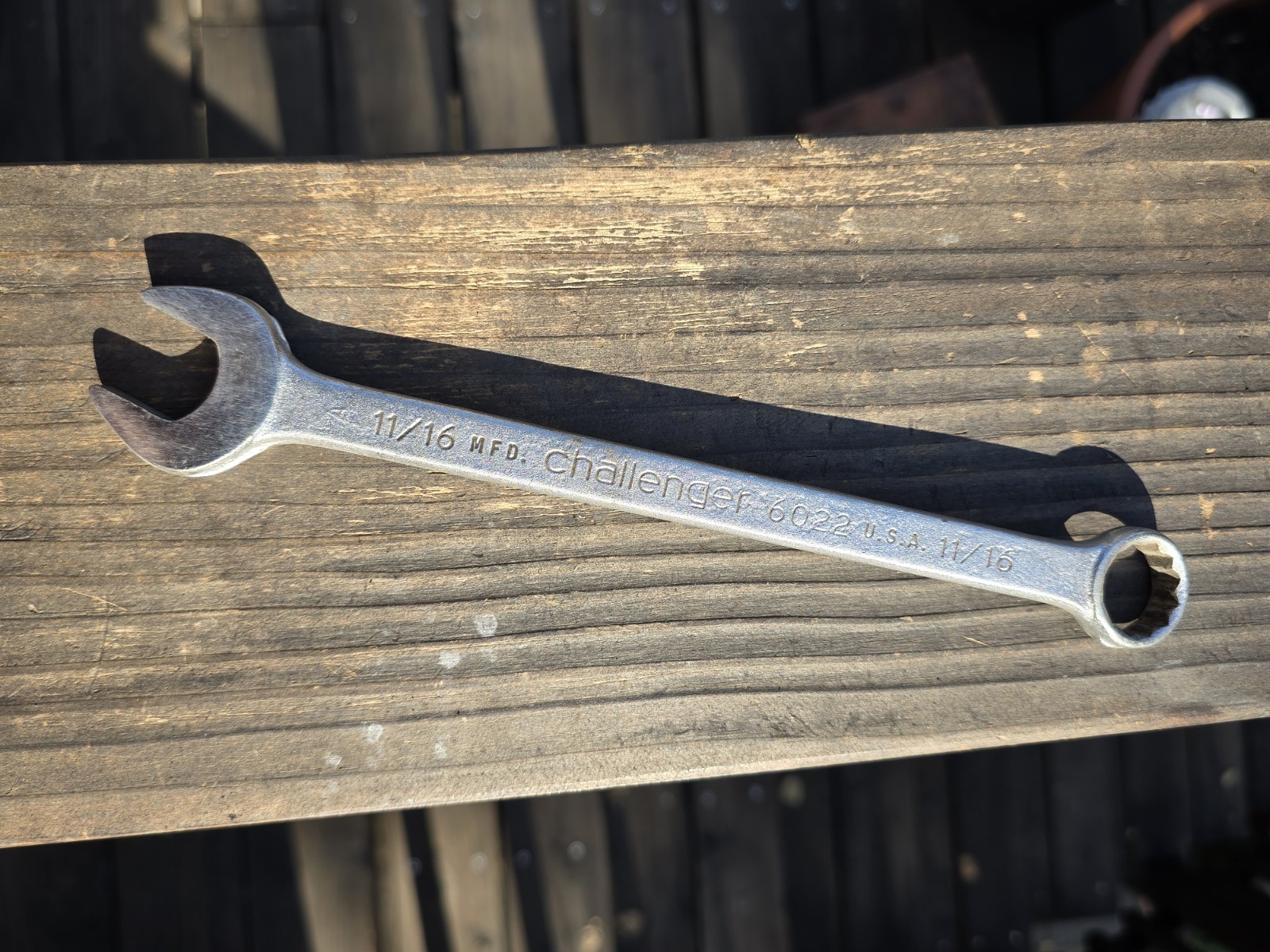 Proto Challenger 11/16” Combination Wrench USA 6022