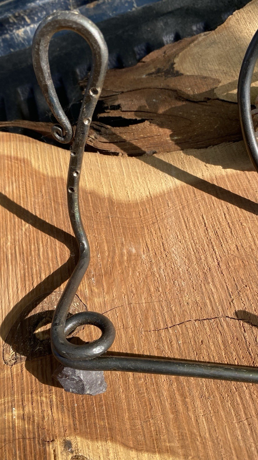 Hand Forged Blacksmith Bathroom Hardware 3 Set Beautiful