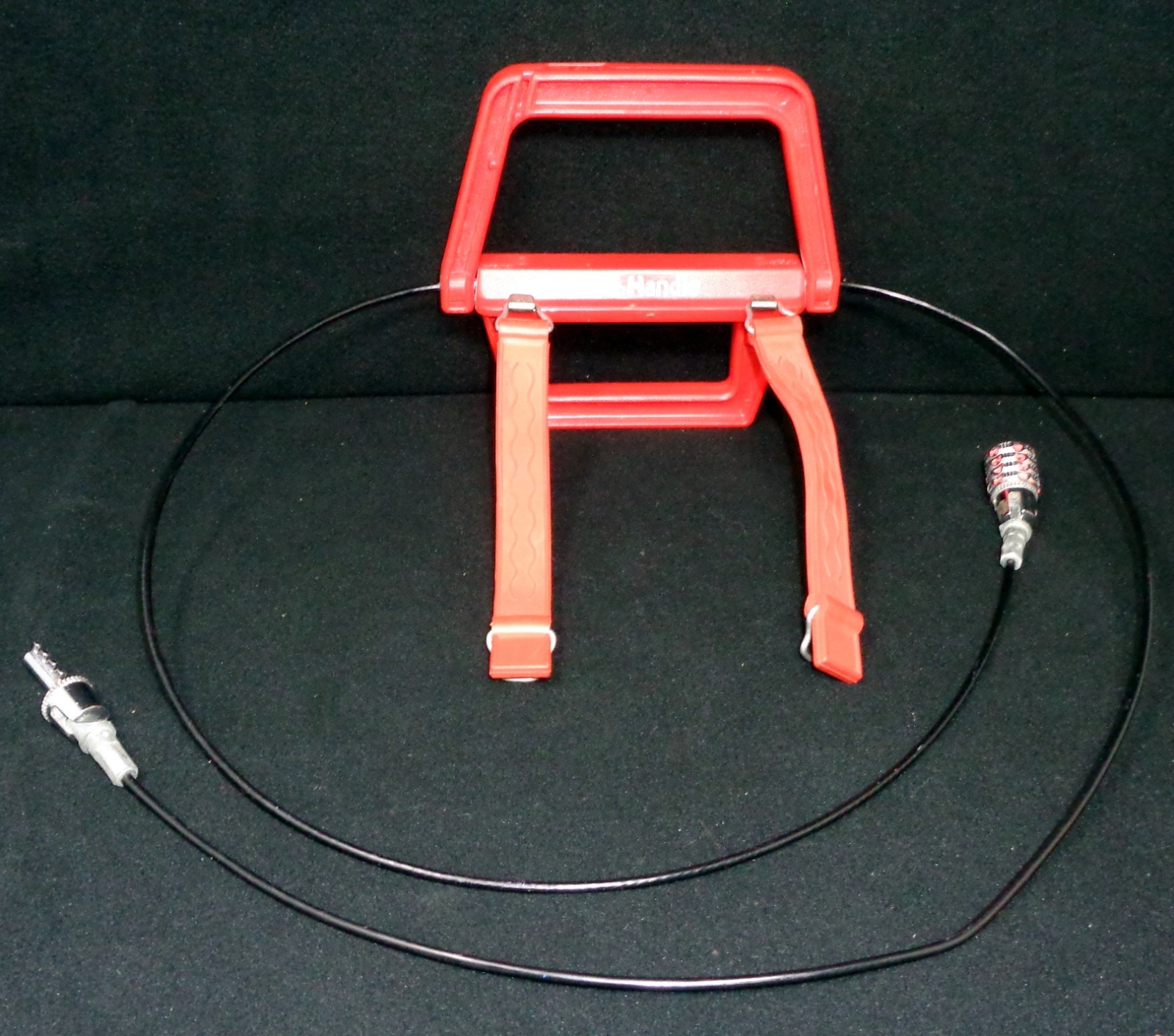 Vintage Red Combination Lock Ski Handle