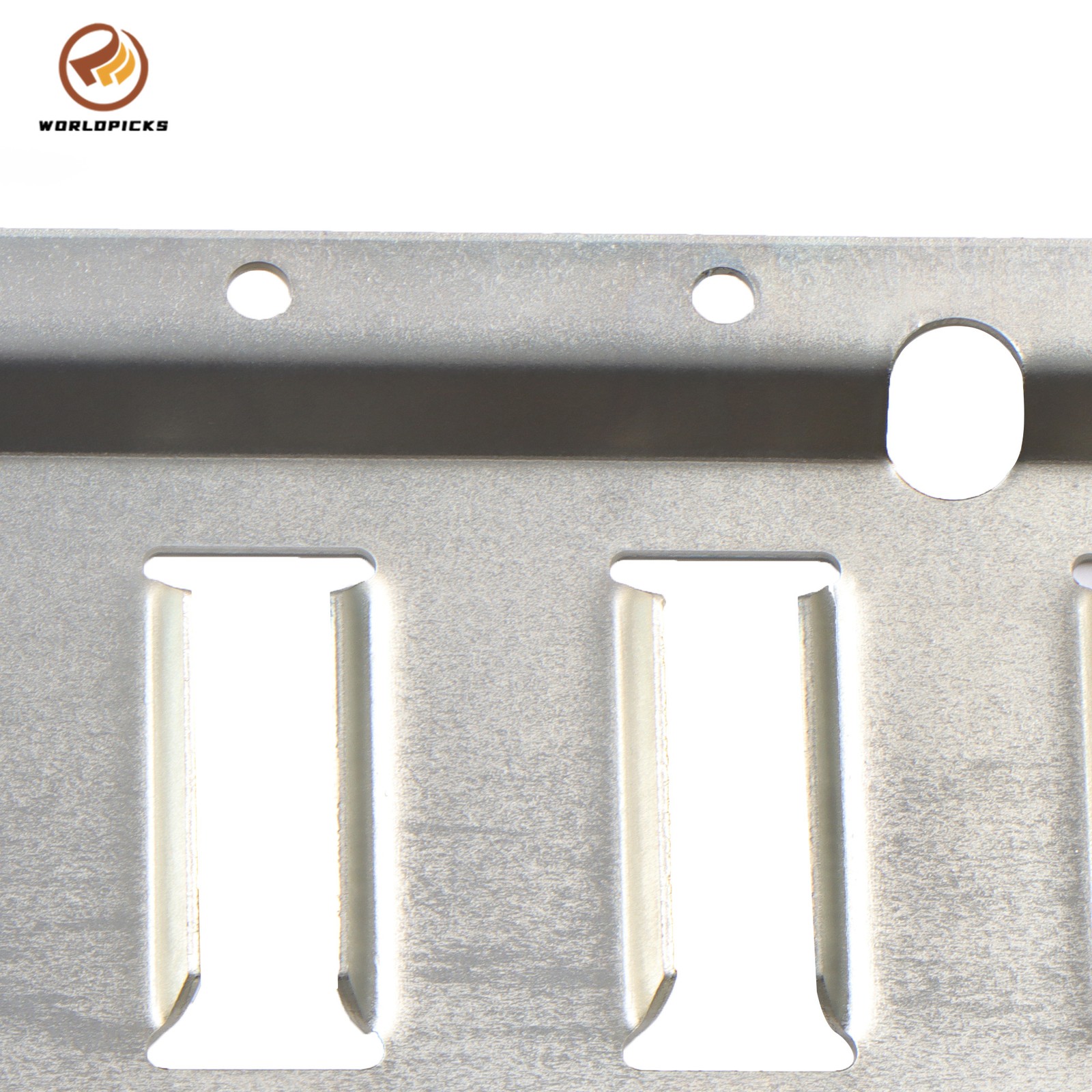 5' E Track Tie Down Rail 6 Pieces, Silver Galvanized, Universal Cargo Rail