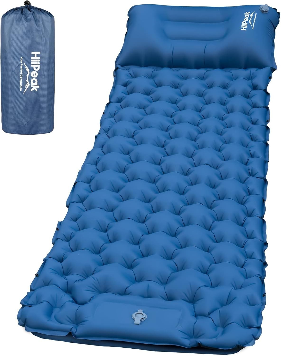 Sleeping Pad for Camping- Ultralight Inflatable Sleeping Mat with Built-in Fo...