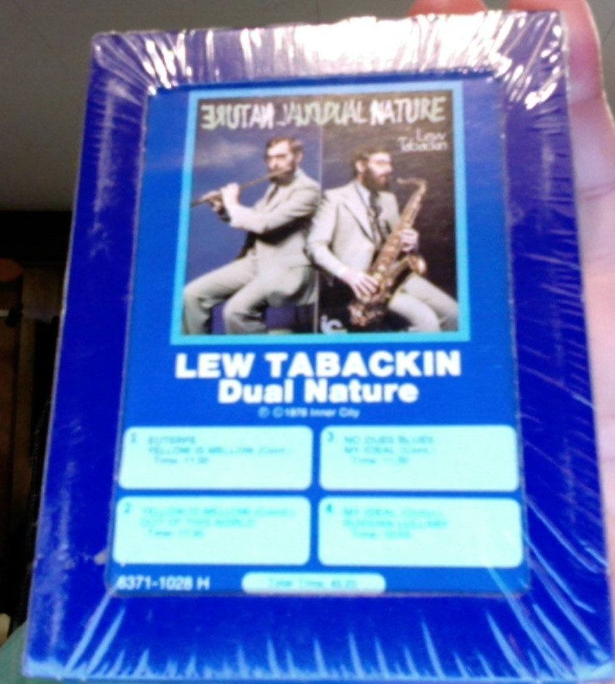 Lew Tabackin- Dual Nature- sealed 8 track tape