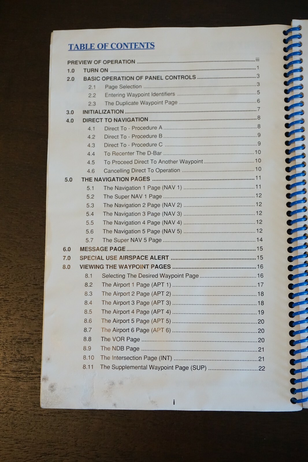 Bendix King KLN 88 Loran Abbreviated Operational Manual