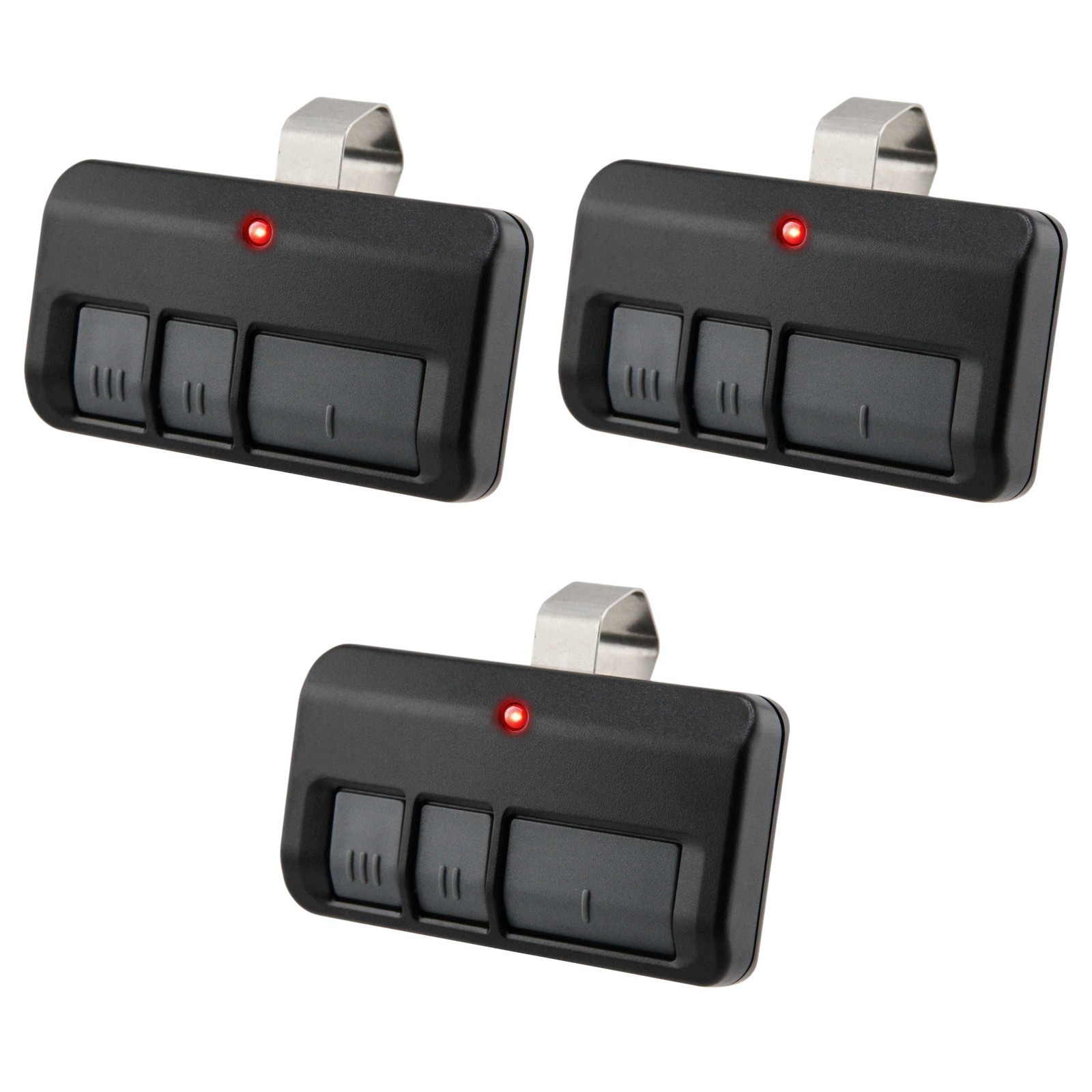 3x For Chamberlain 373LM 374LM 3 Button Garage Door Opener Remote Control 315MHz