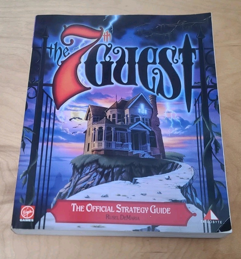 7th Guest Official Strategy Guide Prima 1993 Secrets Series Rusel DeMaria Book