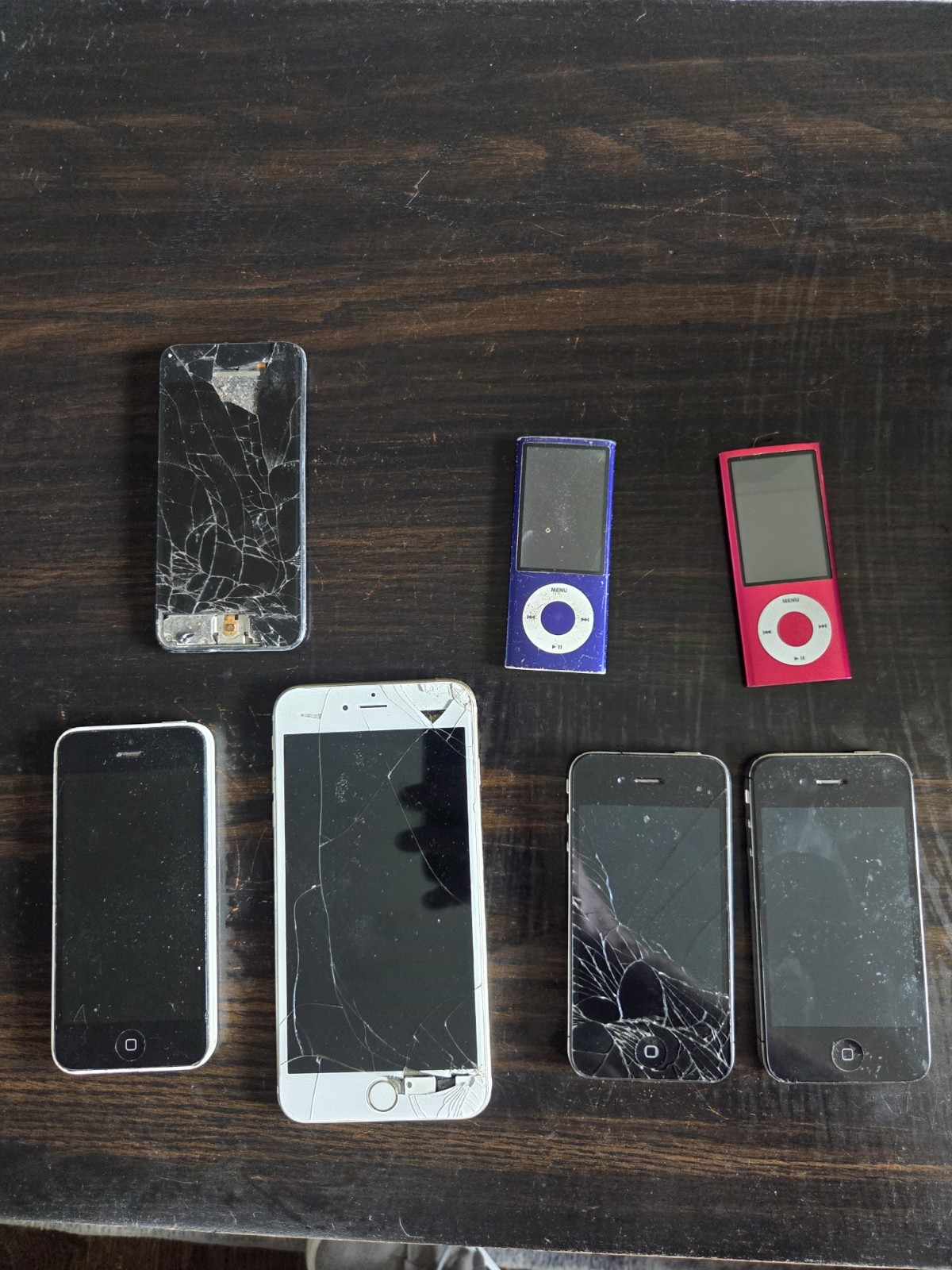 Lot Of 7 Apple Devices For Parts Or Repair Untested