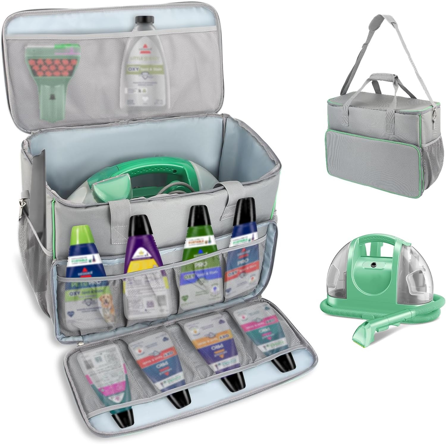 Carry Bag for Bissell Little Green Machine 1400B, Large Storage Bag Carrying Cas