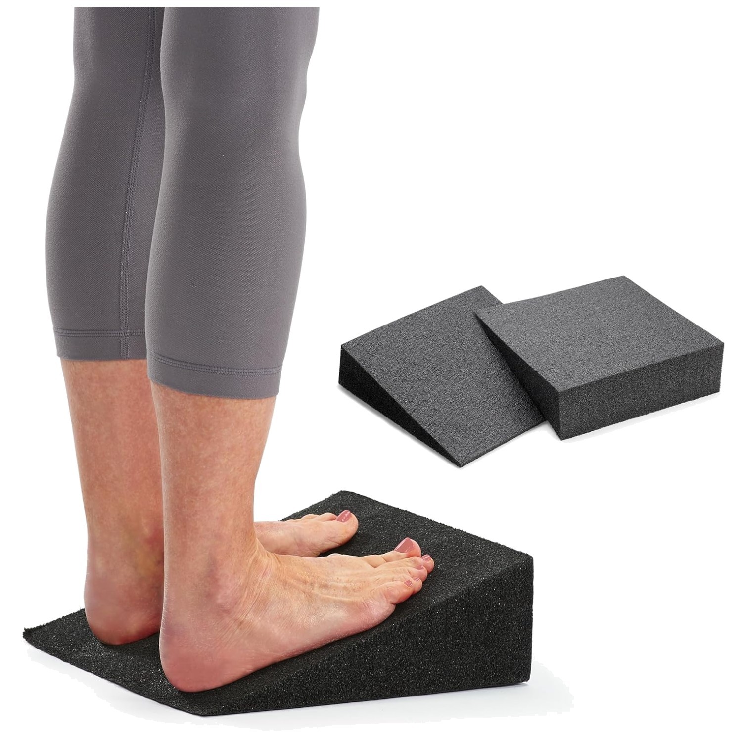 Portable Foam Wedge Slant Boards - Effective Stretching for Plantar Fasciitis
