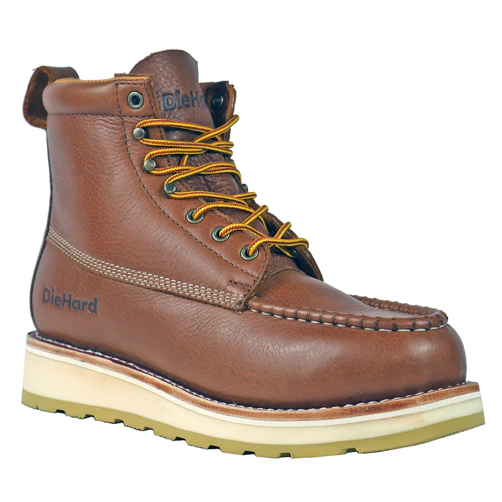 Die Hard Men's Malibu 6" Lace-Up   Work Boot  Steel Toe   DH60440