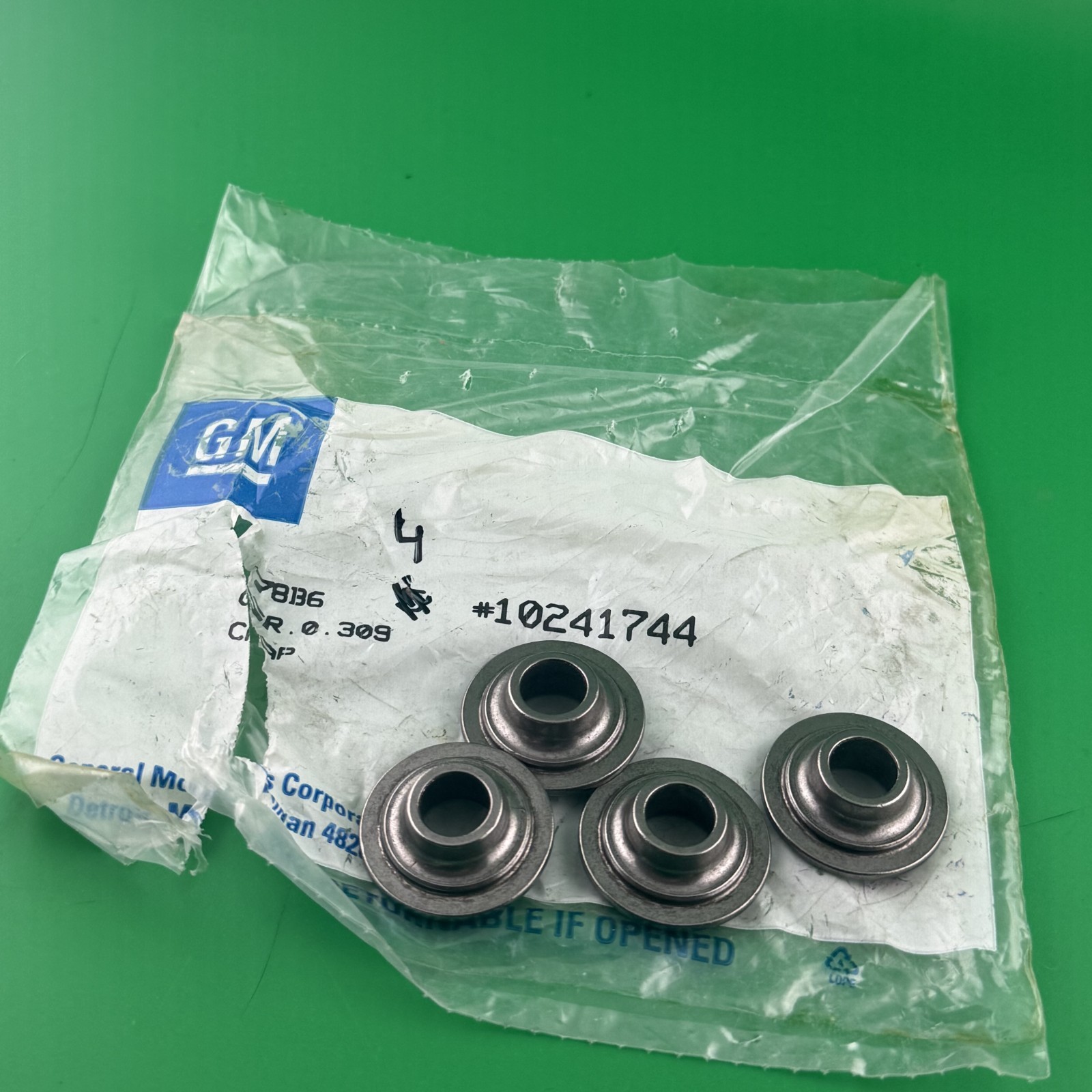 NOS OEM GM Valve Spring Caps 1994-2014 Lot of 4 10241744