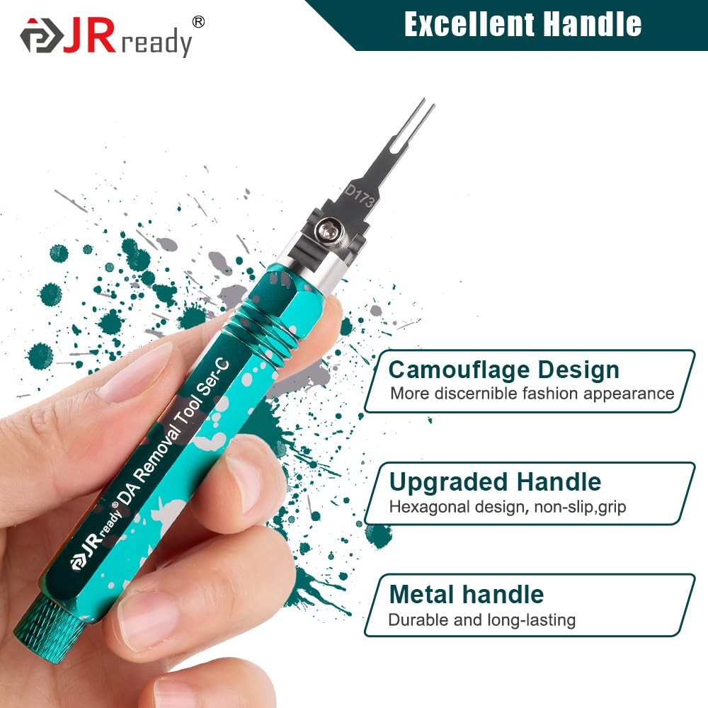 Pin Extractor Tool Terminal Removal Tool with Replacement Tips 8 Pcs