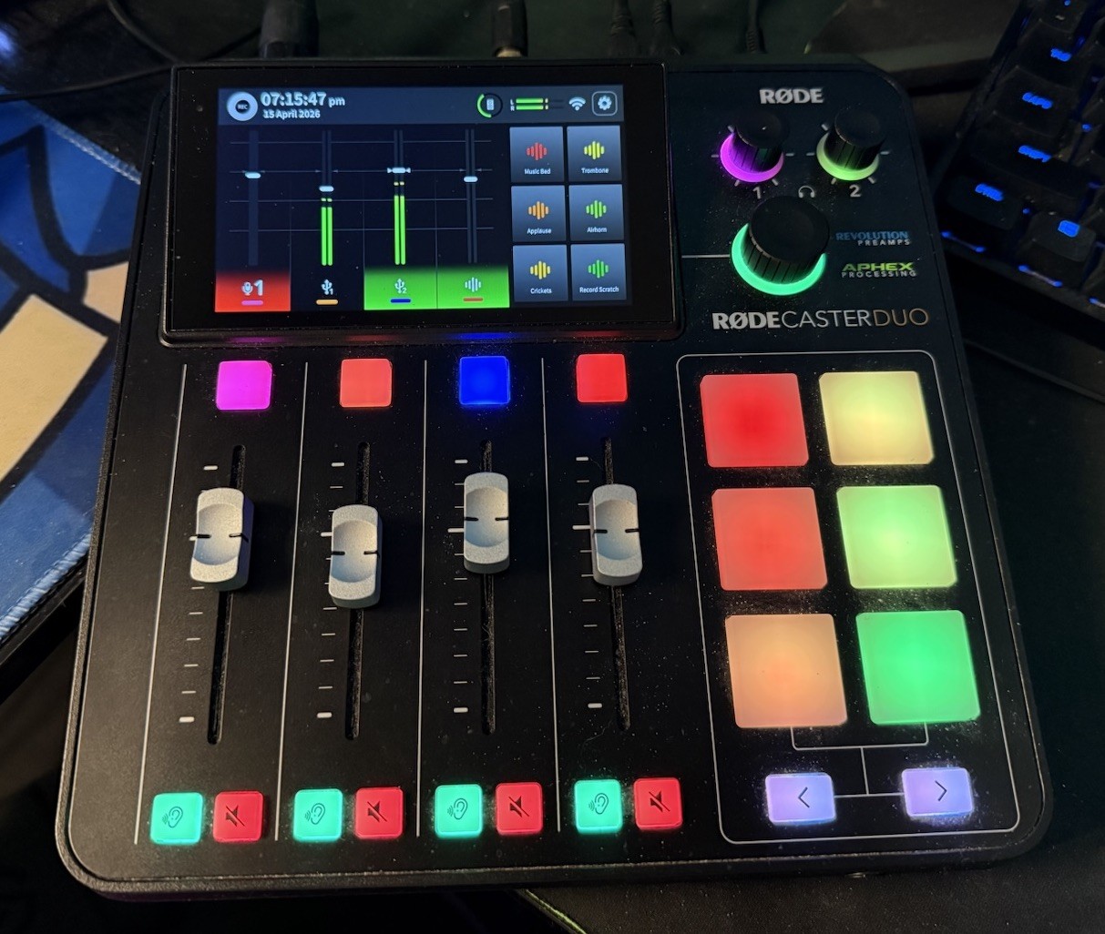 RODECASTER DUO Integrated Audio Production Studio Podcasting Excellent Condition