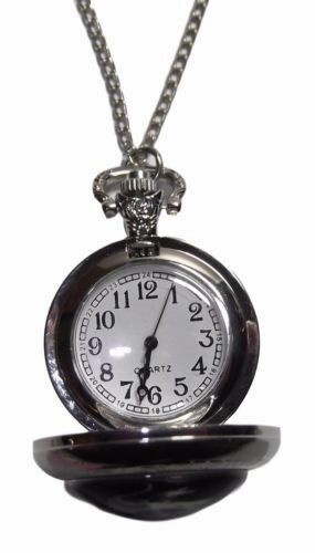 Iron Man Character Face Silvertone Finish Pendant Timepiece