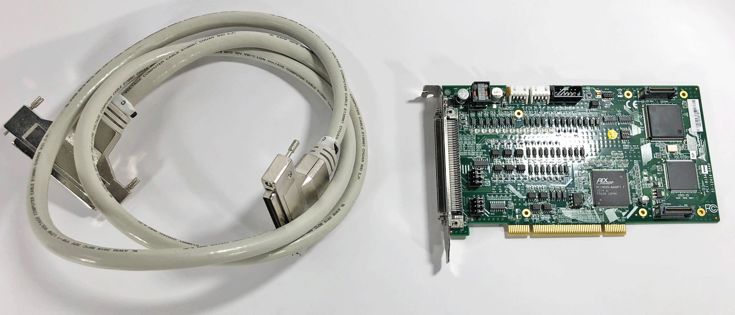 Adlink PCI-8154 4-axis servo stepping motion PLC control card + 100-pin cable #2