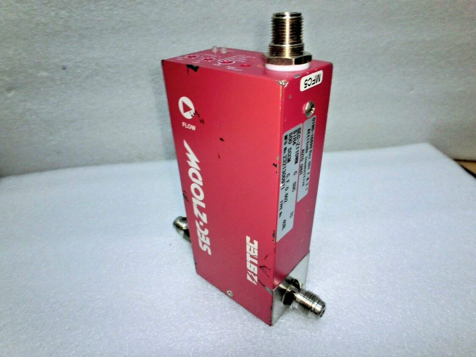 HoribaSTEC SEC-Z11DWM Mass Flow Controller,SiH4 500sccm,AMAT 0190-16899,Use$6943