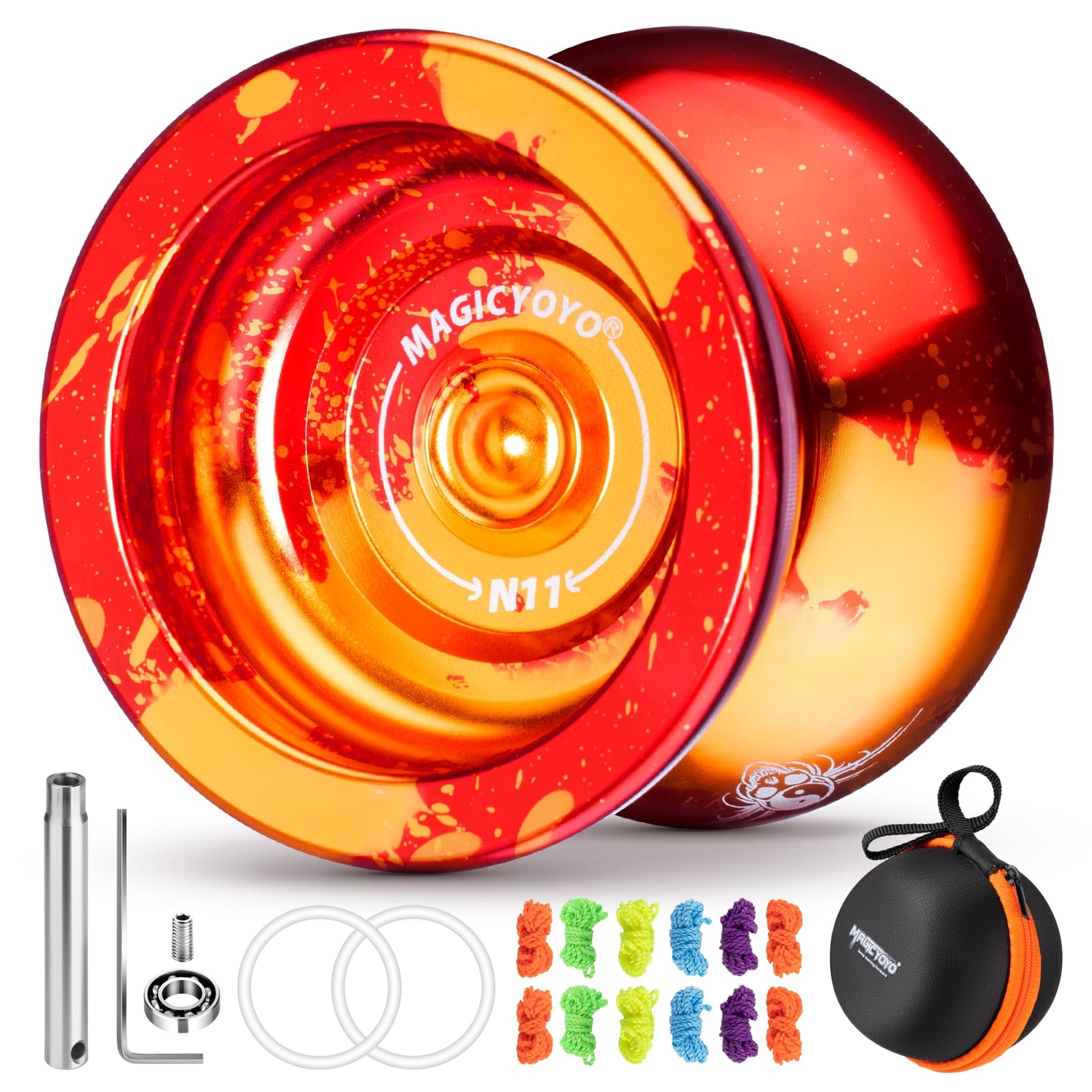 MAGICYOYO Professional Unresponsive Yoyo N11 Dual Purpose Alloy Aluminum Yoyo