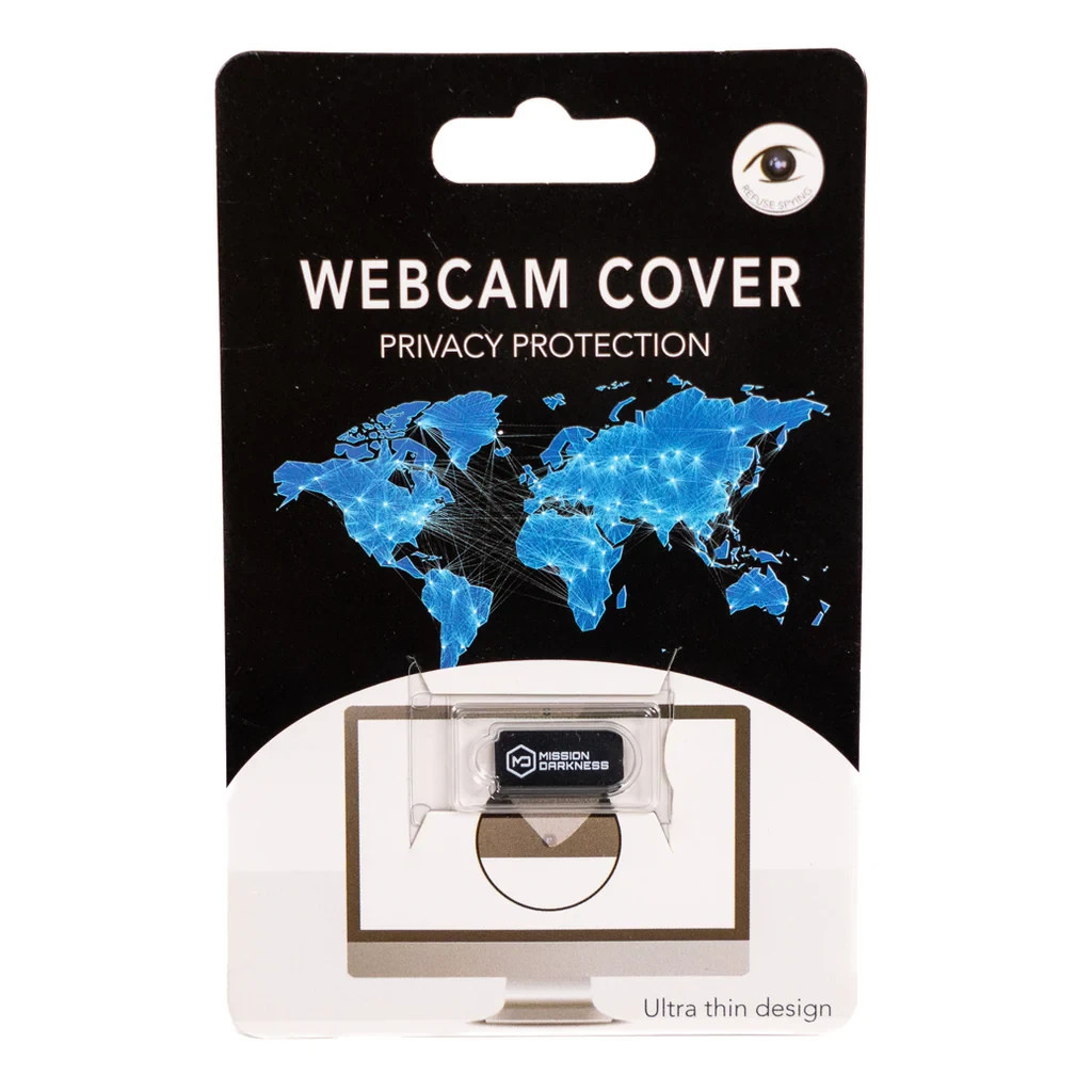 Mission Darkness Webcam Cover Slider Camera Covers for Laptops Phone Computer