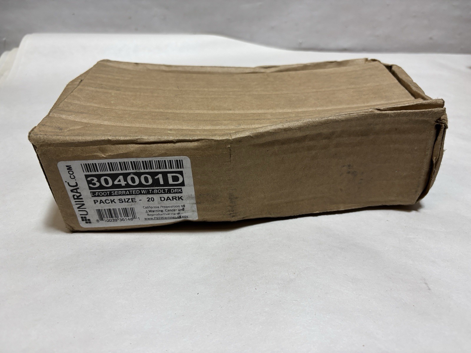 UNIRAC Solar Mount L-Foot Serrated Black 304001D (Pack of 20)